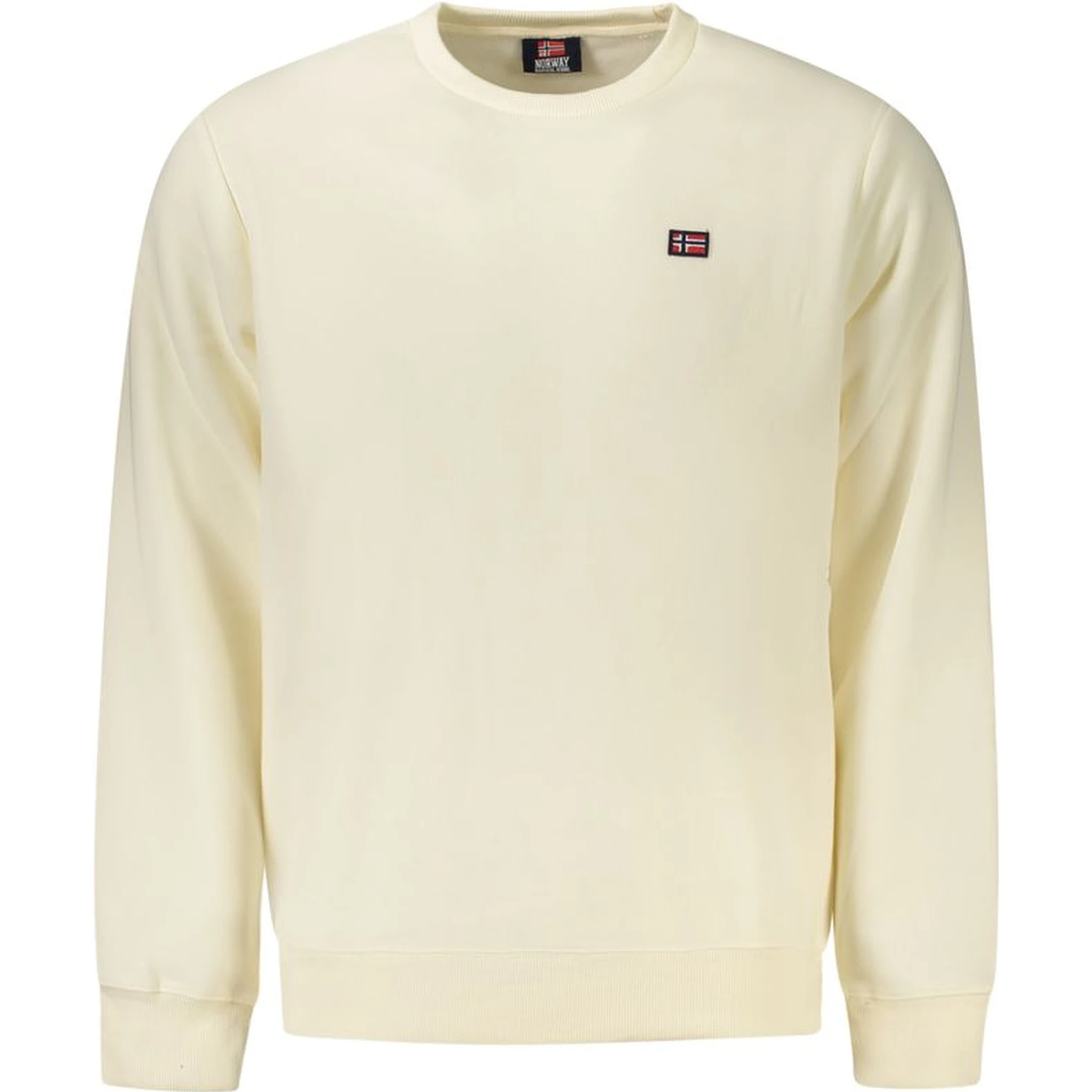 White Cotton Men Sweater