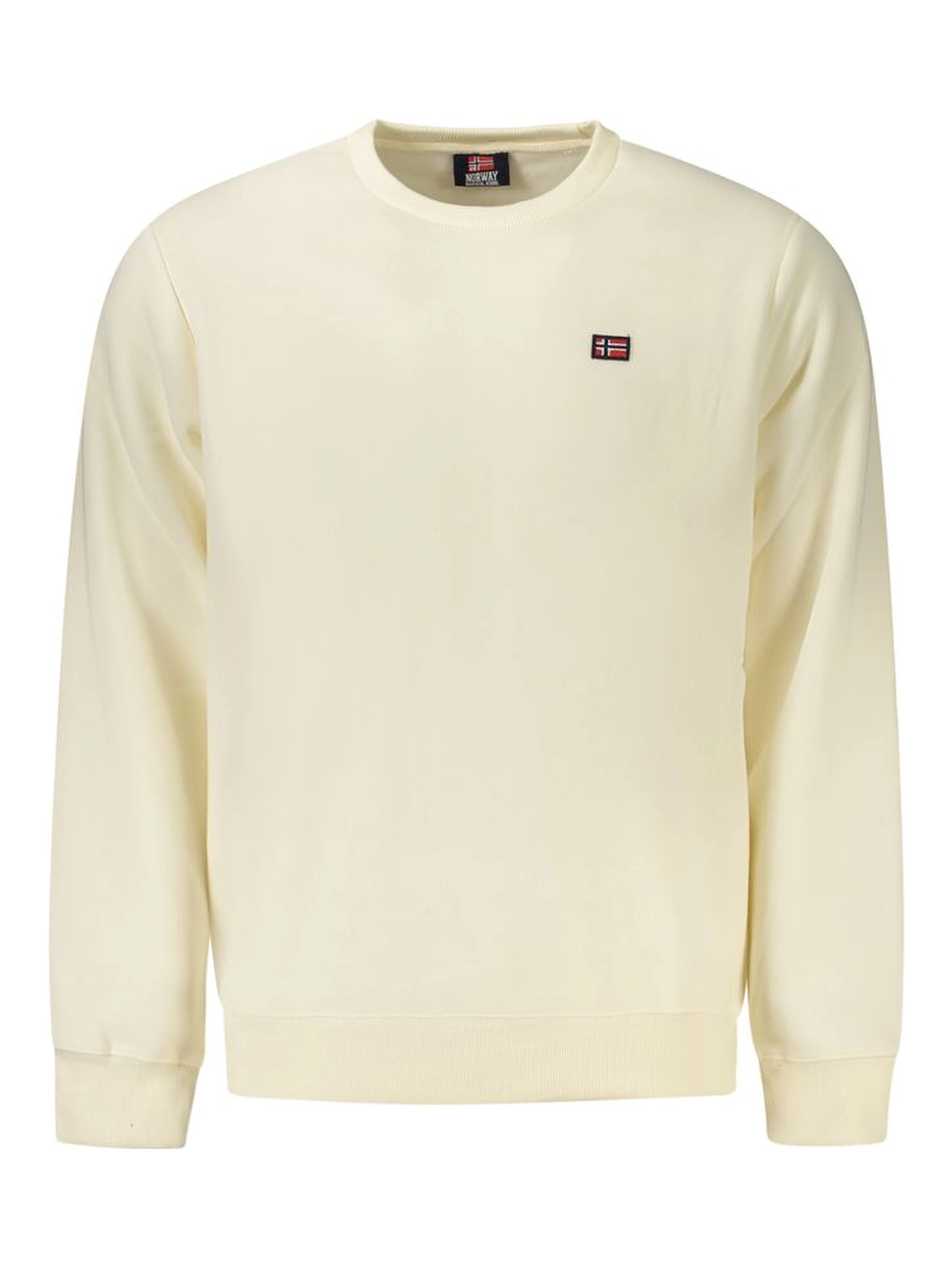 White Cotton Men Sweater