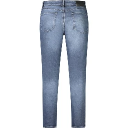 Blue Cotton Men Jeans