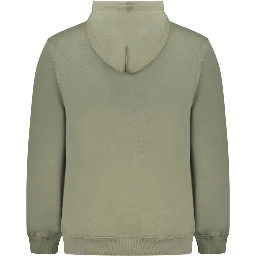 Green Cotton Men Sweater