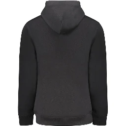 Black Cotton Men Sweater