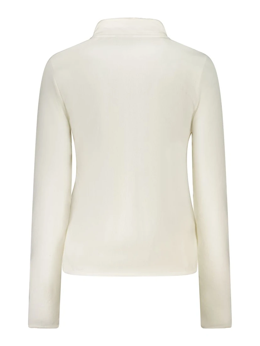 White Polyester Women Sweater