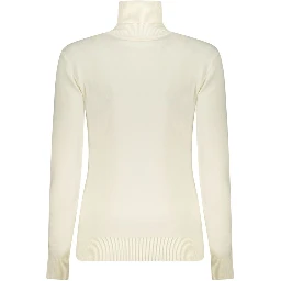 White Viscose Women Sweater