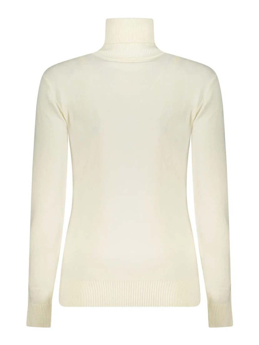 White Viscose Women Sweater