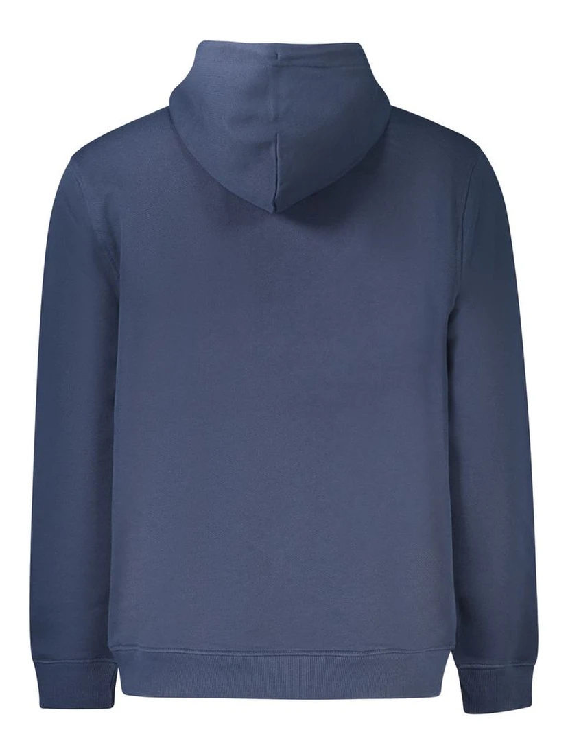 Blue Cotton Men Sweater