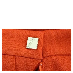 Red Pants Cropped 3/4 Short Nude Capri Pants
