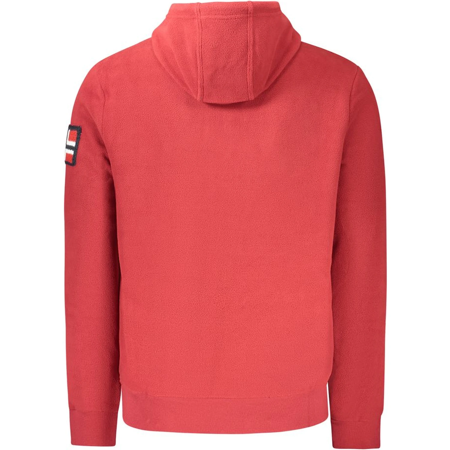Red Polyester Men Sweater