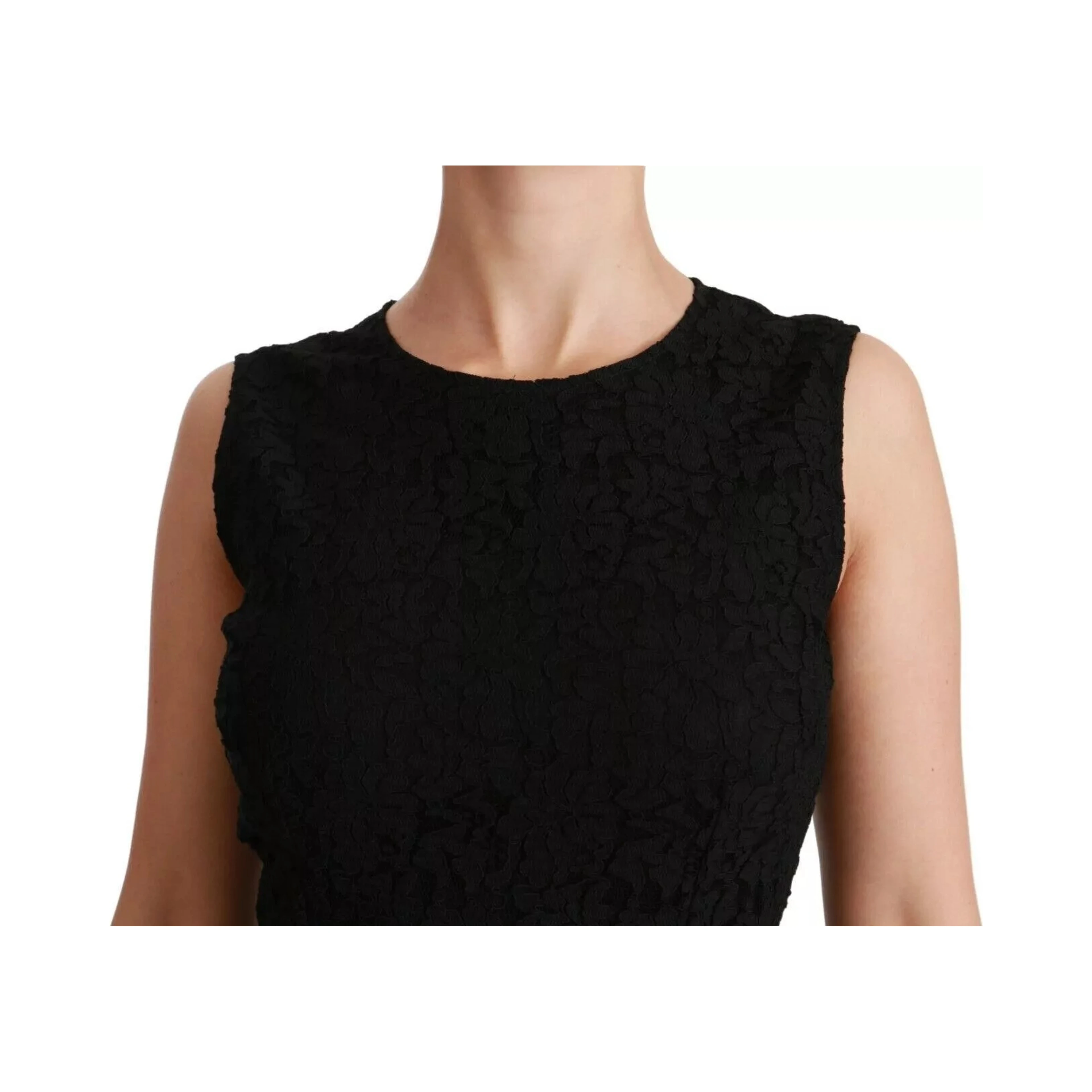 Black Lace Gown Bodycon Sheath STAFF Dress