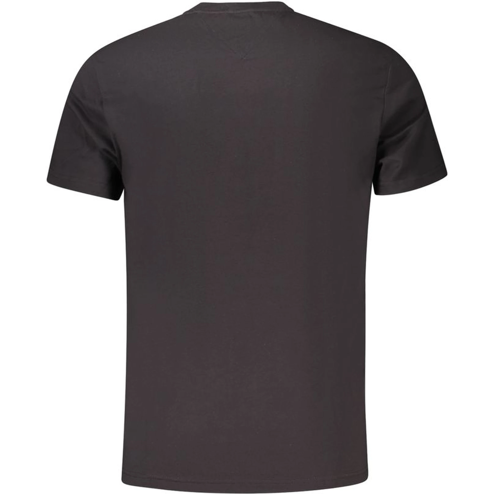 Black Cotton Men T-Shirt
