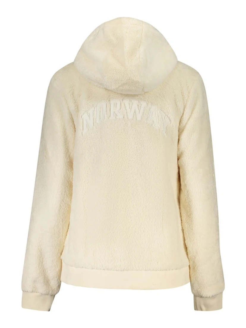 White Polyester Women Jacket