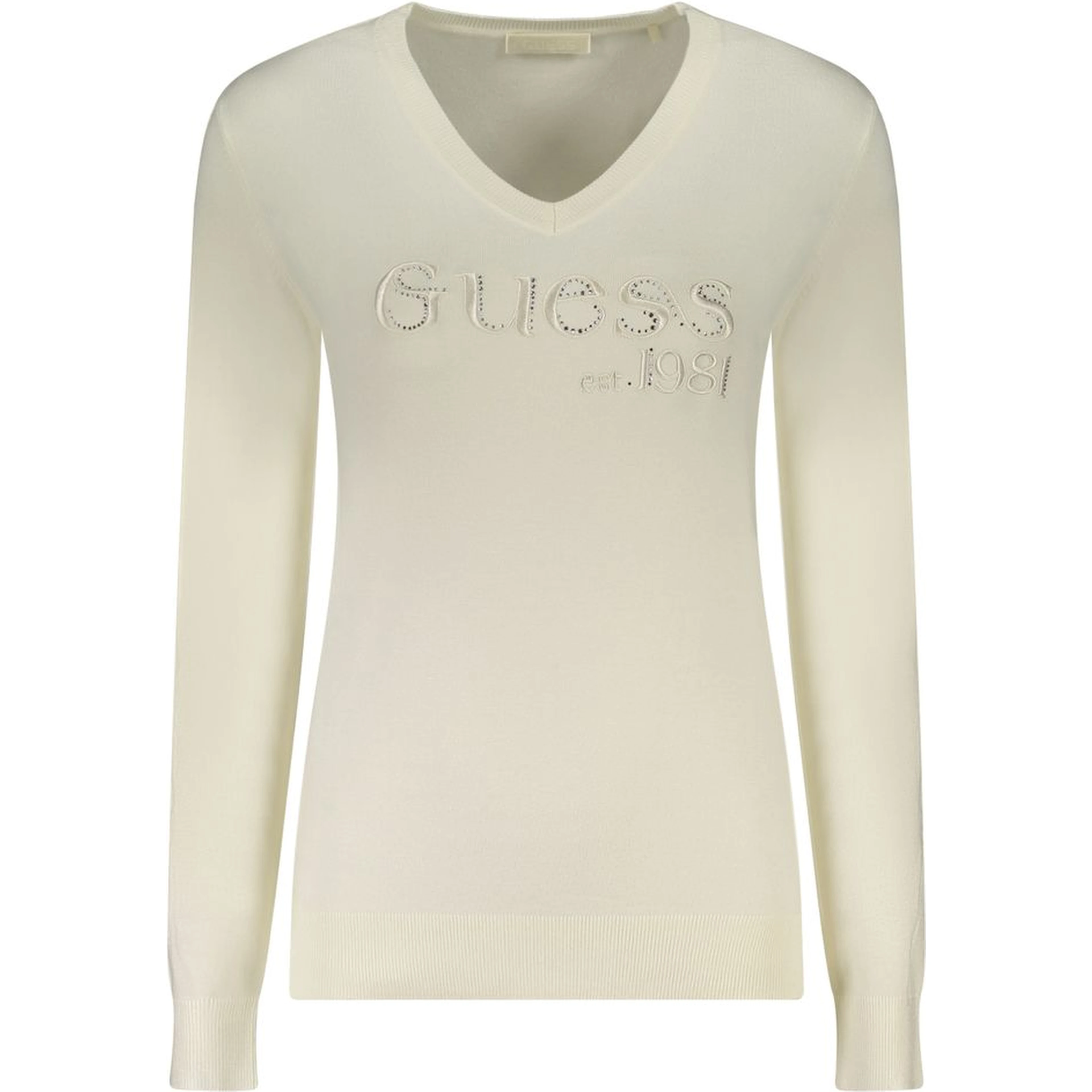 White Viscose Women Sweater