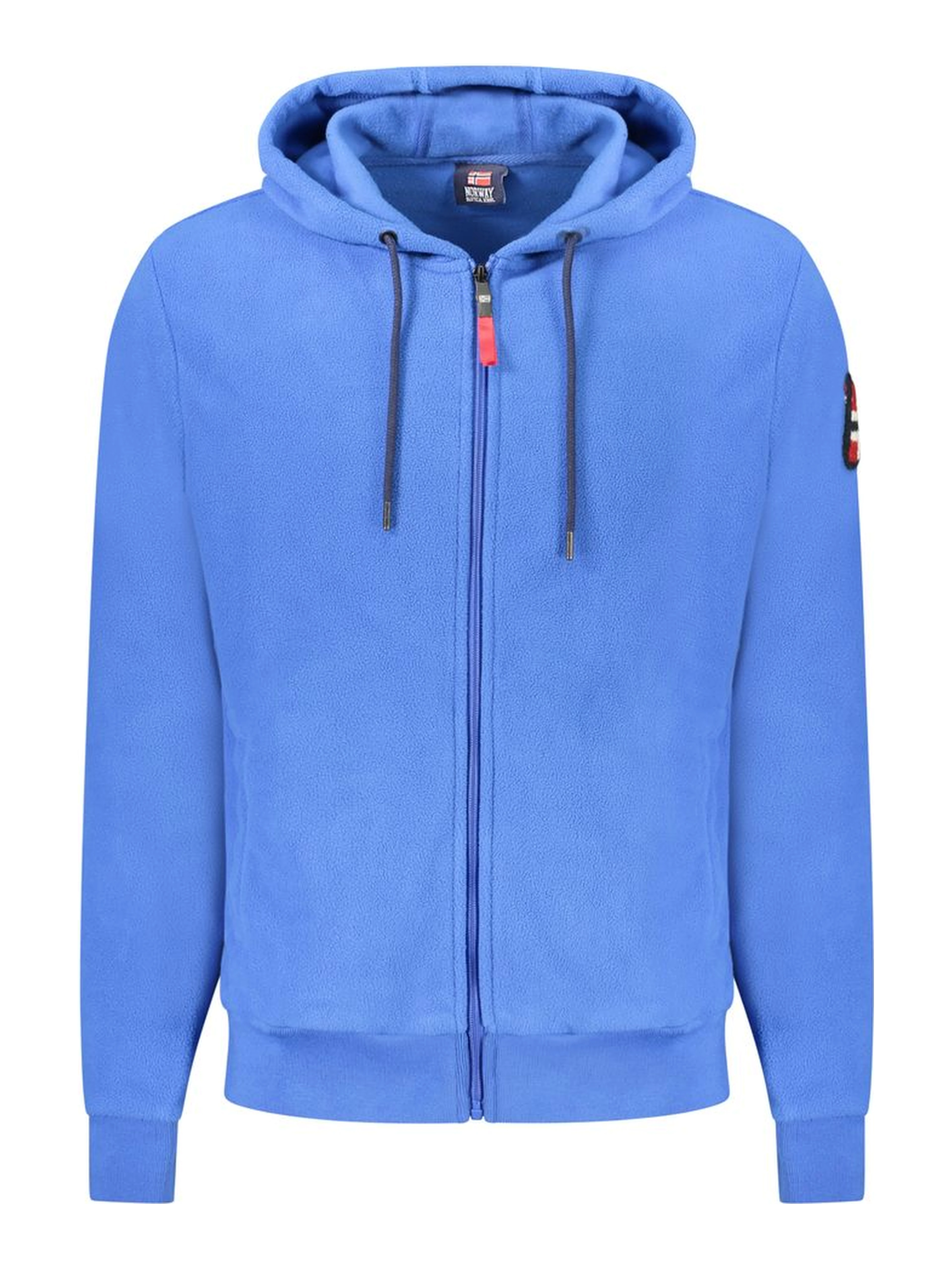 Blue Polyester Men Sweater