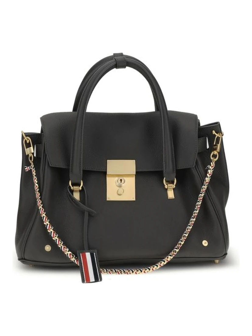 Gray Calf Leather Bos Taurus Handbag