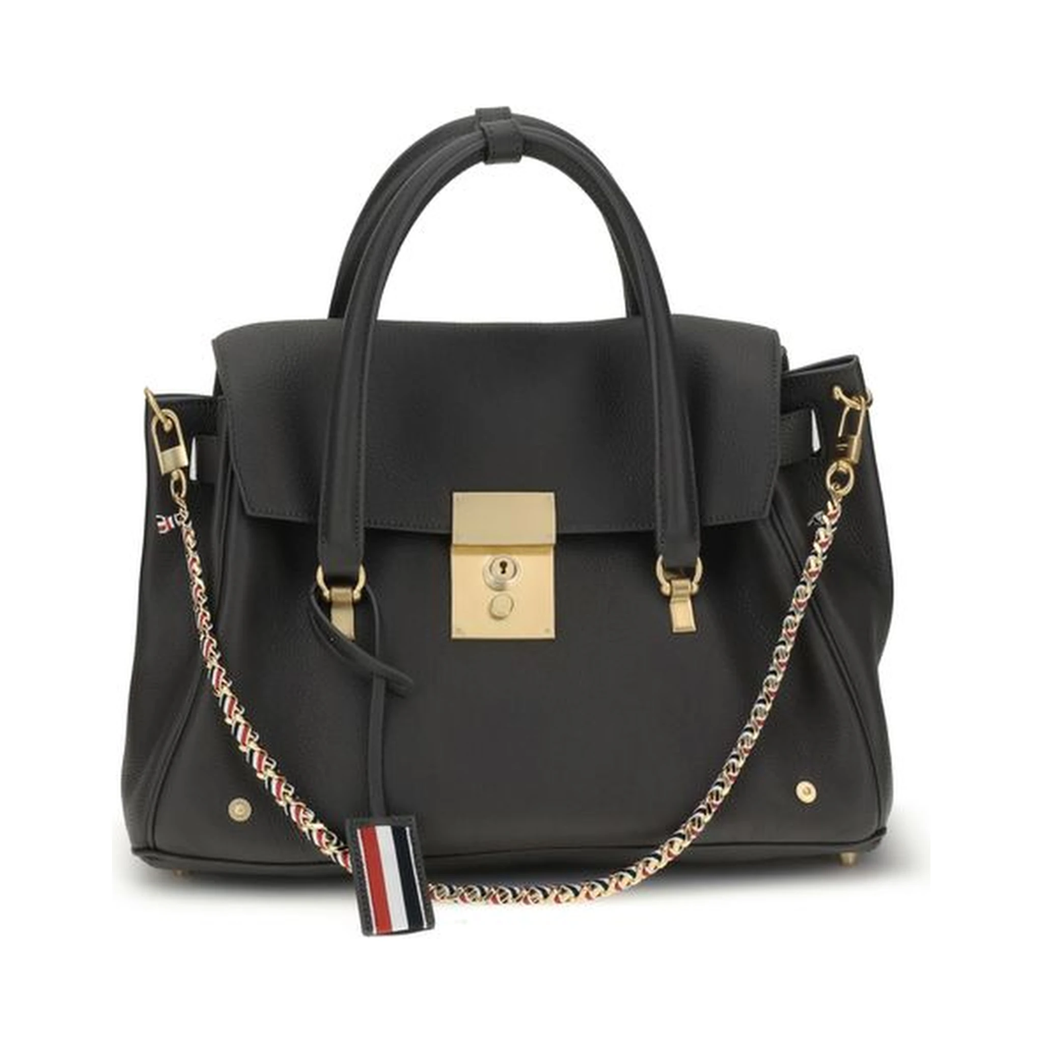 Gray Calf Leather Bos Taurus Handbag