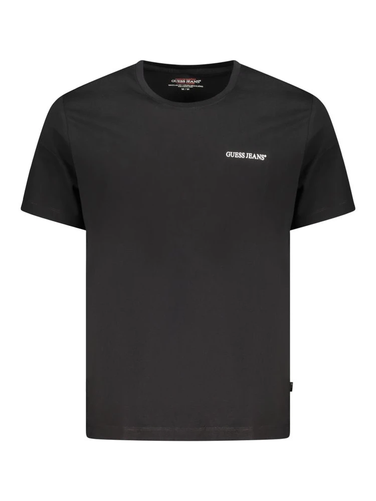 Black Cotton Men T-Shirt