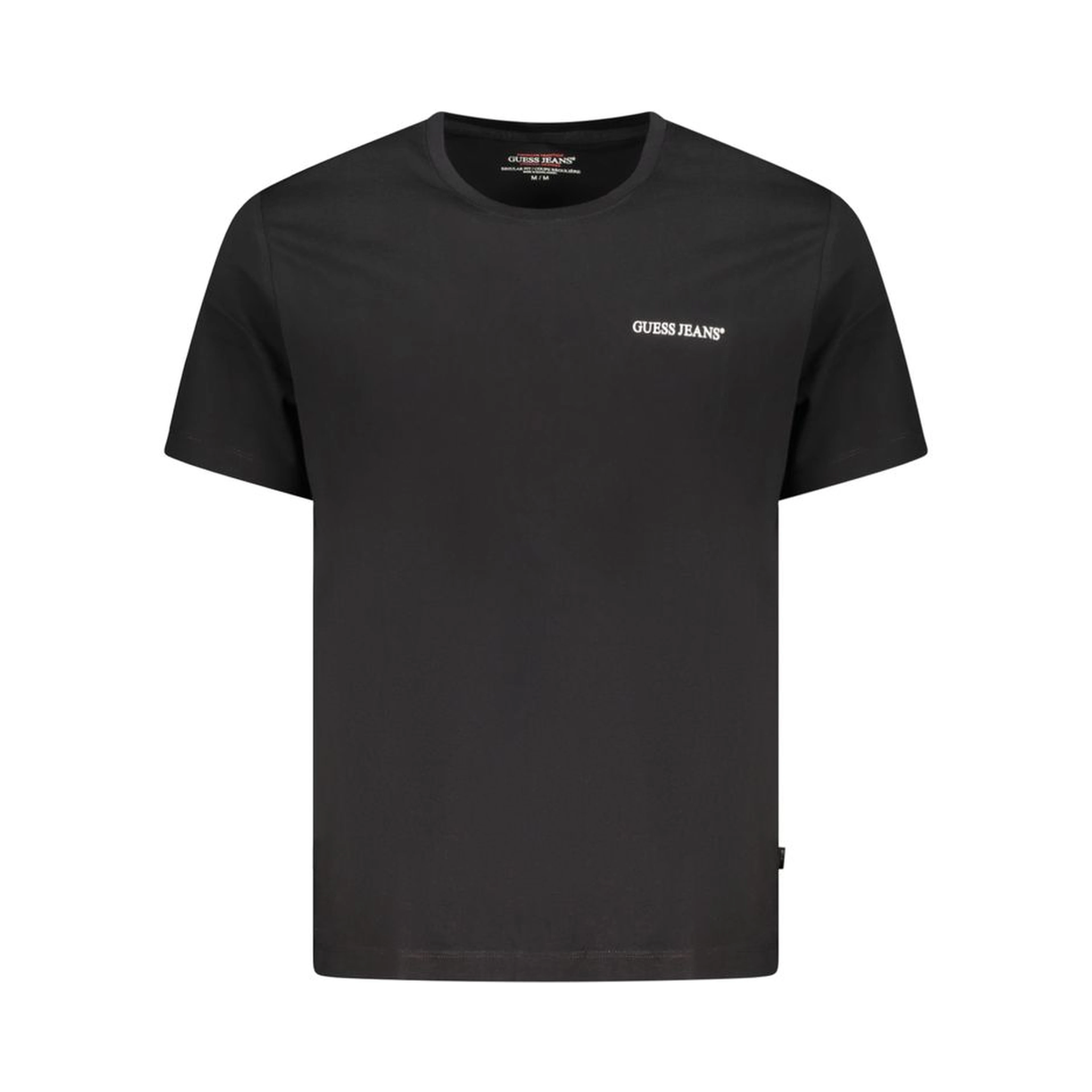Black Cotton Men T-Shirt