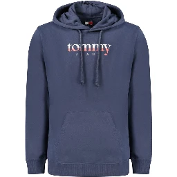 Blue Cotton Men Sweater