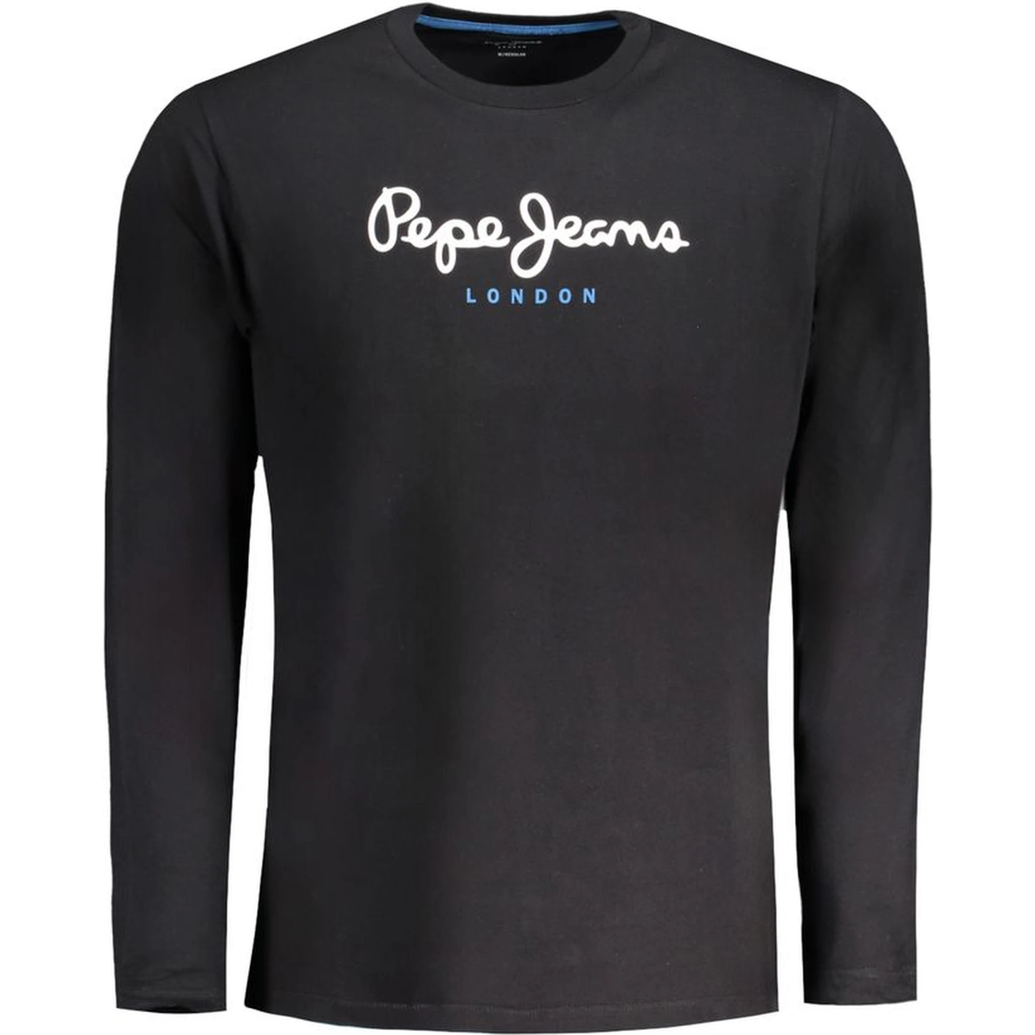 Black Cotton Men's T-Shirt