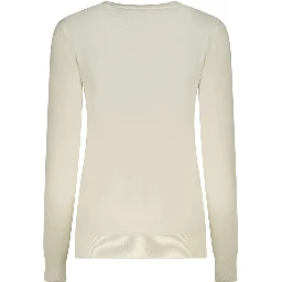 White Viscose Women Sweater