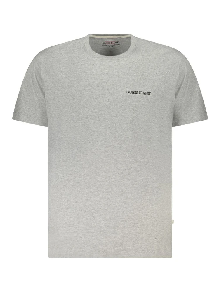 Gray Cotton Men T-Shirt