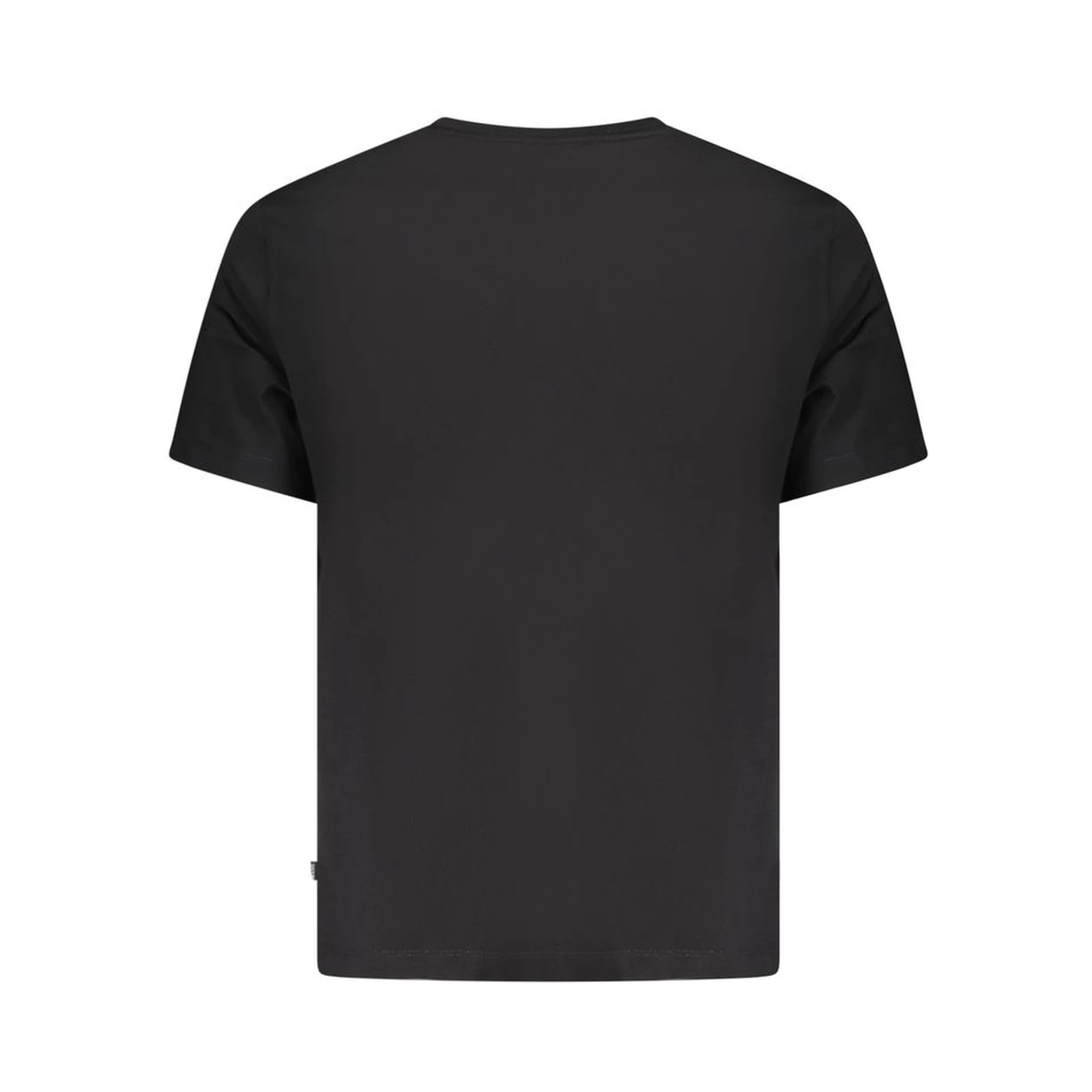 Black Cotton Men T-Shirt