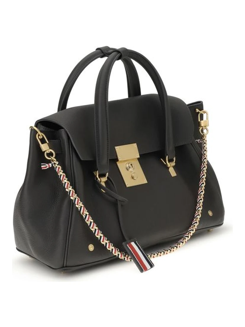 Gray Calf Leather Bos Taurus Handbag