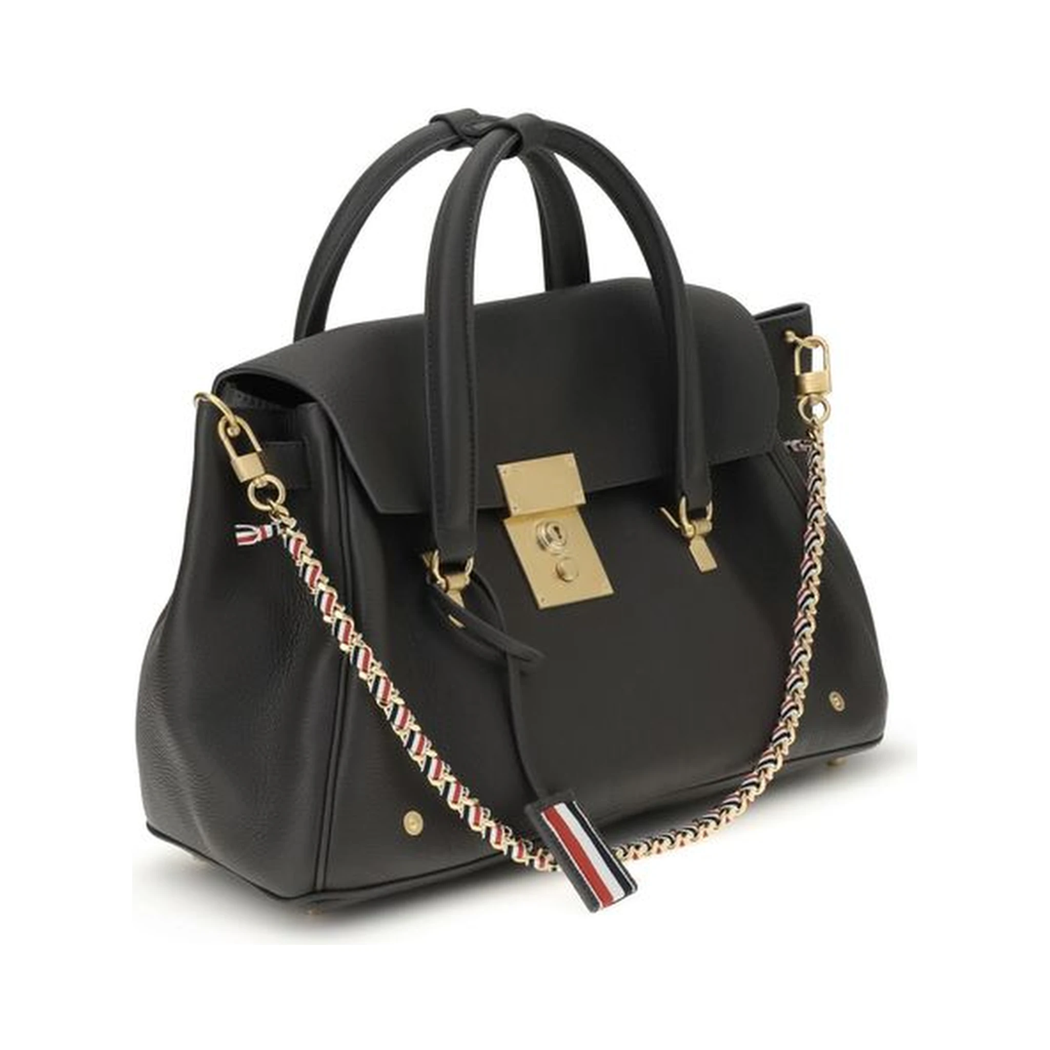 Gray Calf Leather Bos Taurus Handbag