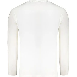 White Cotton Men T-Shirt
