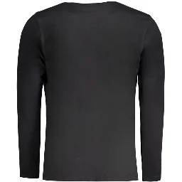 Black Cotton Men's T-Shirt