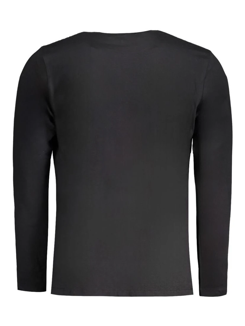 Black Cotton Men's T-Shirt