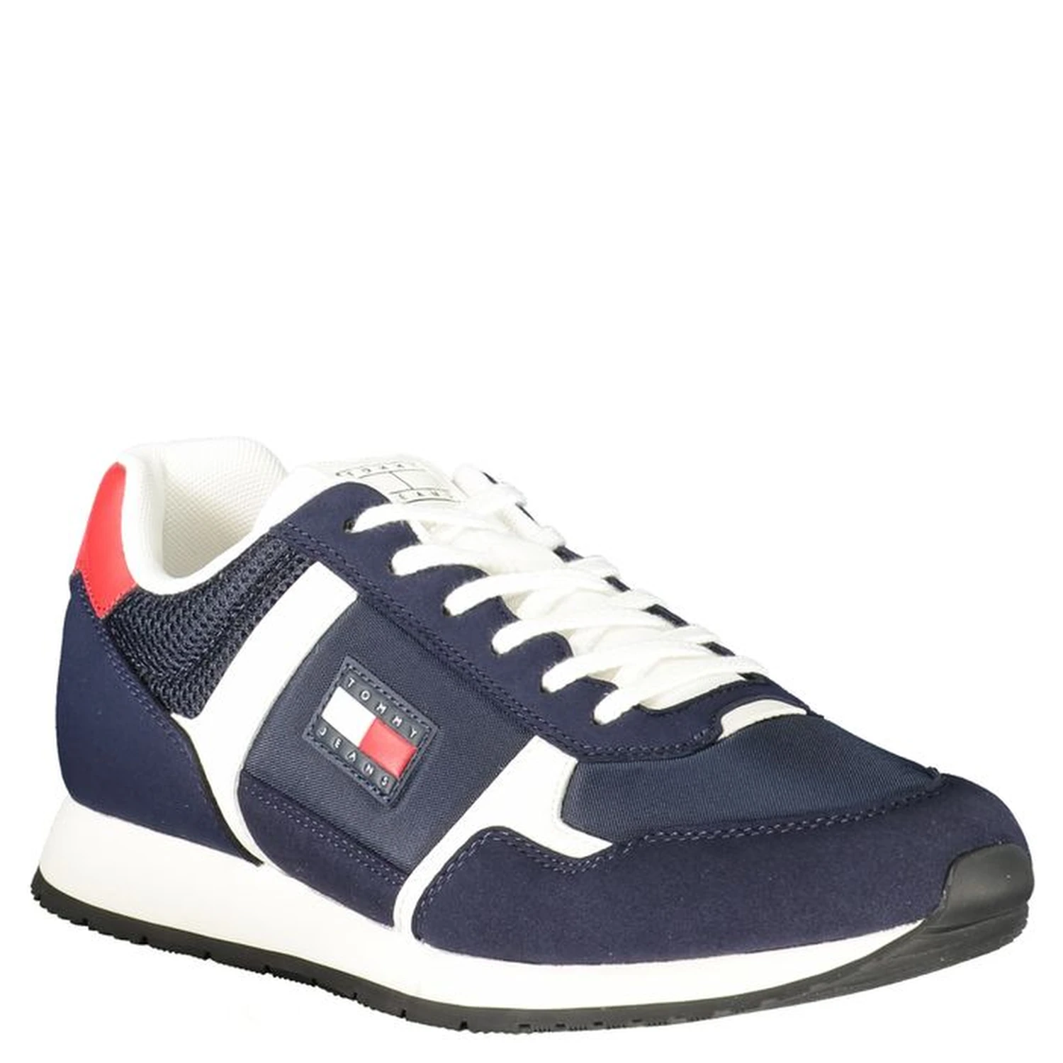 Blue Polyester Men Sneaker