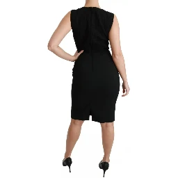 Black Lace Gown Bodycon Sheath STAFF Dress