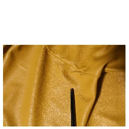 Polyester Belted Shirt Midi Long Sleeve Yellow Mustard
