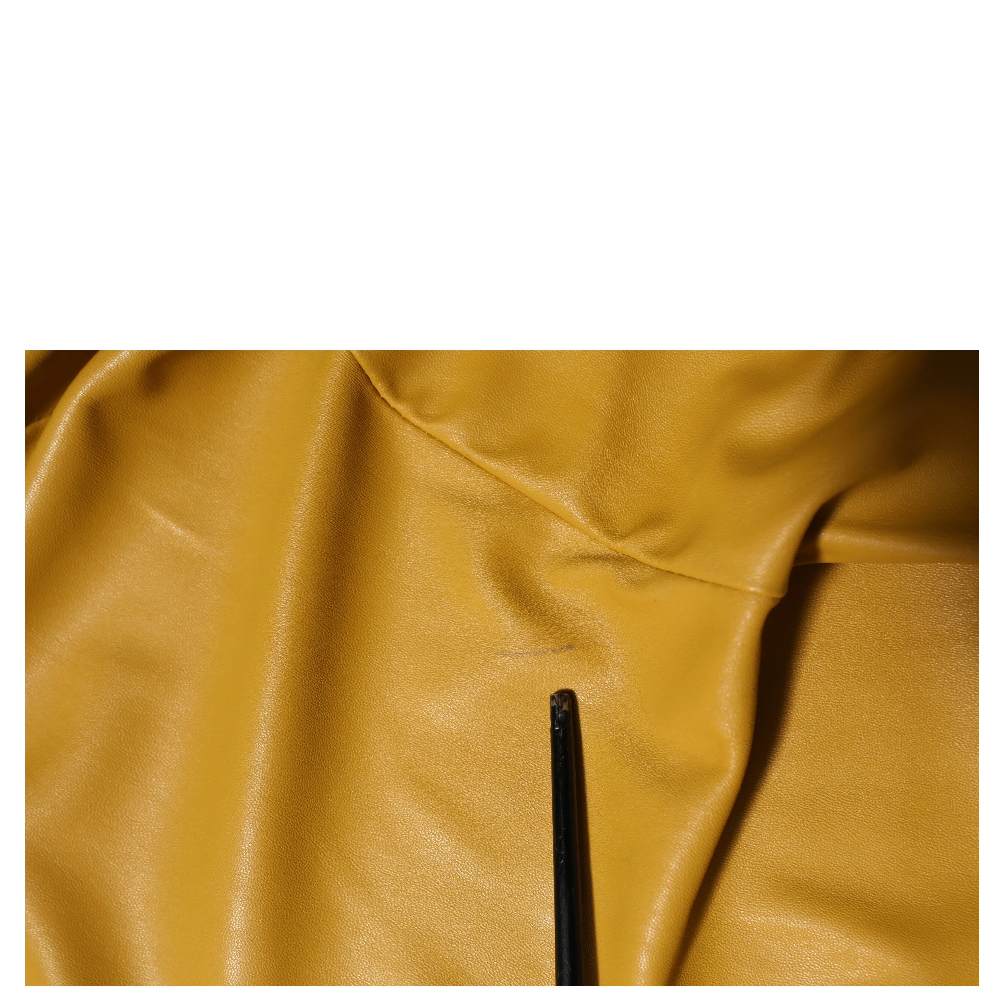 Polyester Belted Shirt Midi Long Sleeve Yellow Mustard