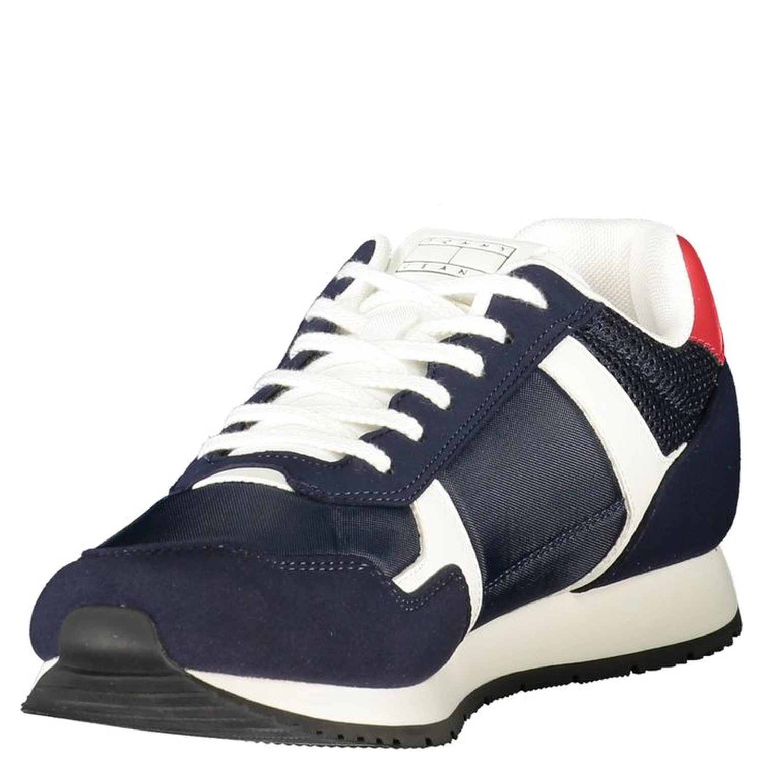 Blue Polyester Men Sneaker