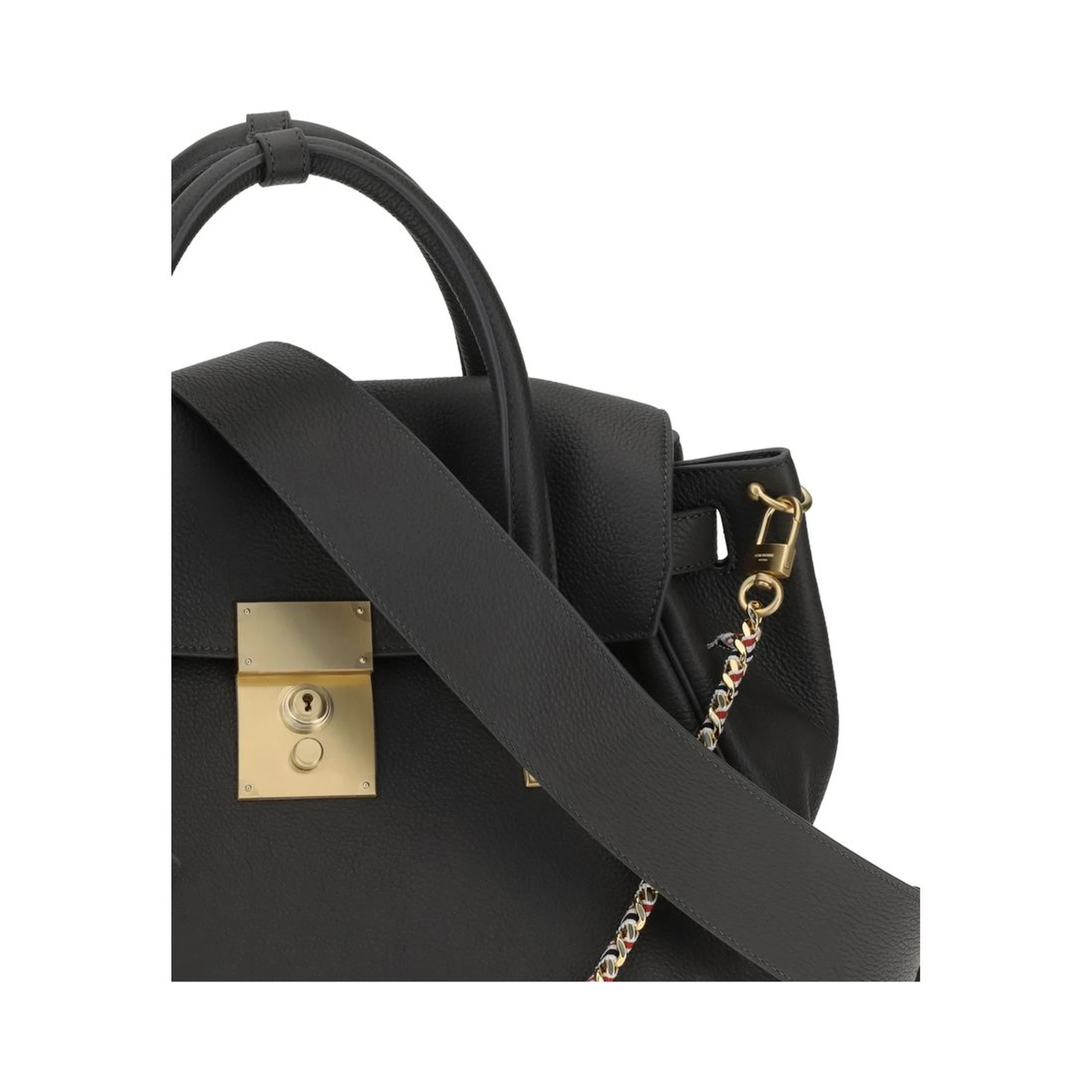 Gray Calf Leather Bos Taurus Handbag