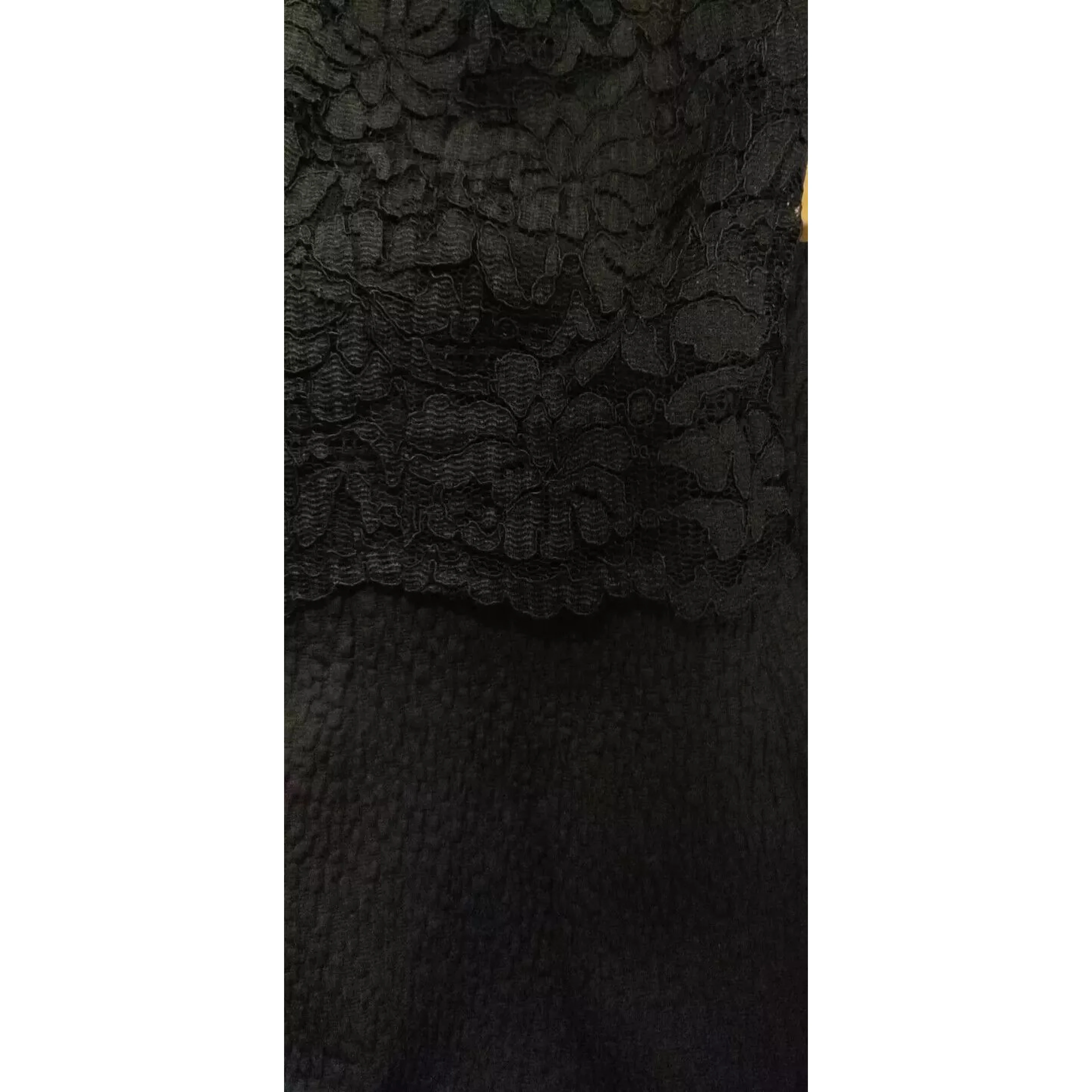 Black Lace Gown Bodycon Sheath STAFF Dress