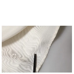 Ivory White Sleeveless Maxi Cupro Viscose Dress