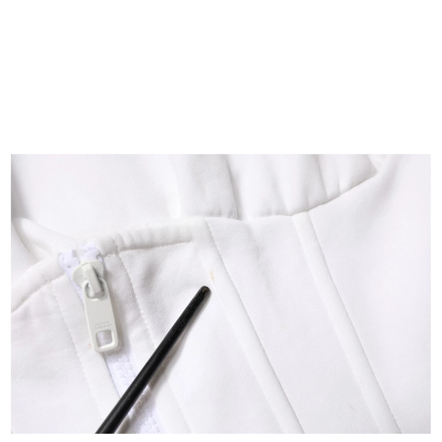White Corset Stretch Cotton Top T-shirt