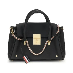 Black Calf Leather Bos Taurus Handbag