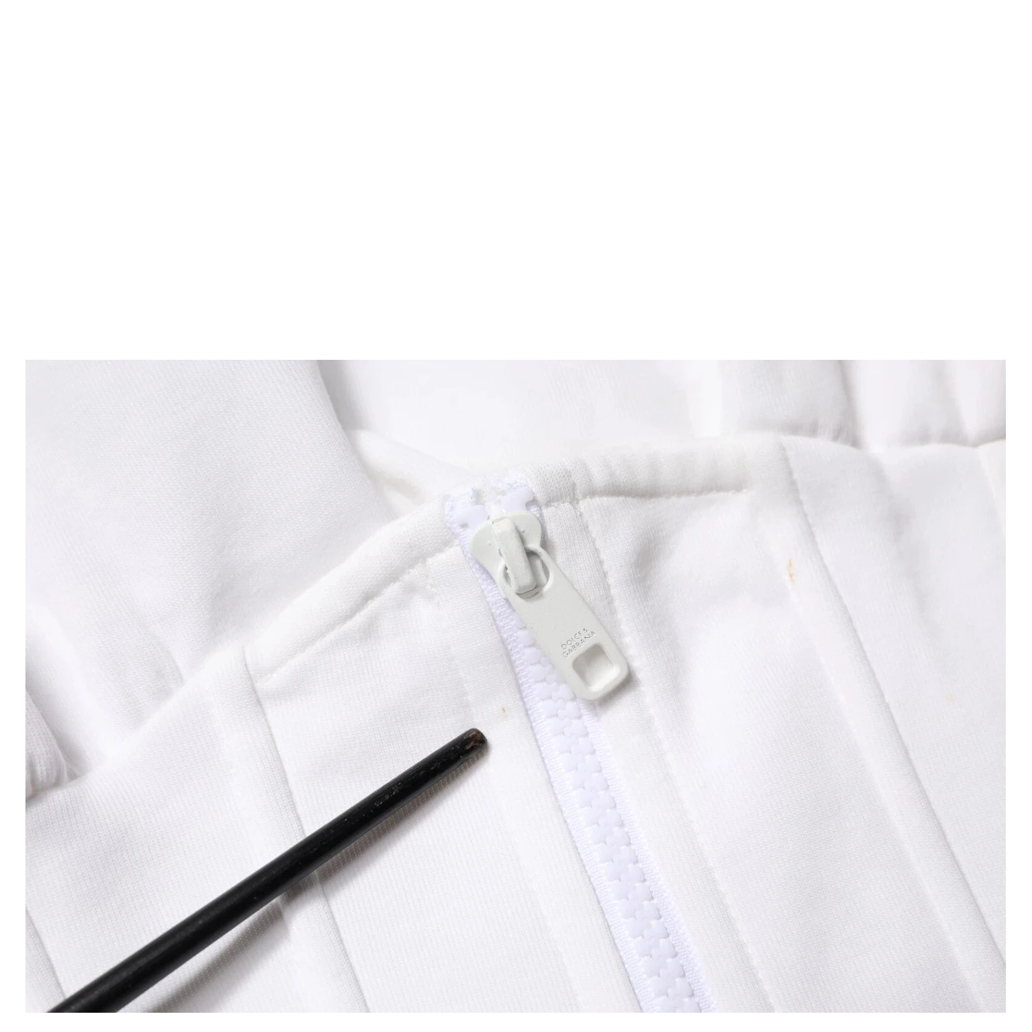 White Corset Stretch Cotton Top T-shirt