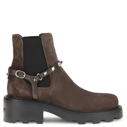 Brown Calf Leather Bos Taurus Chelsea Boots