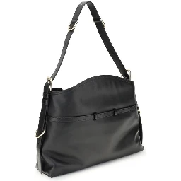 Black Calf Leather Bos Taurus Shoulder Bag