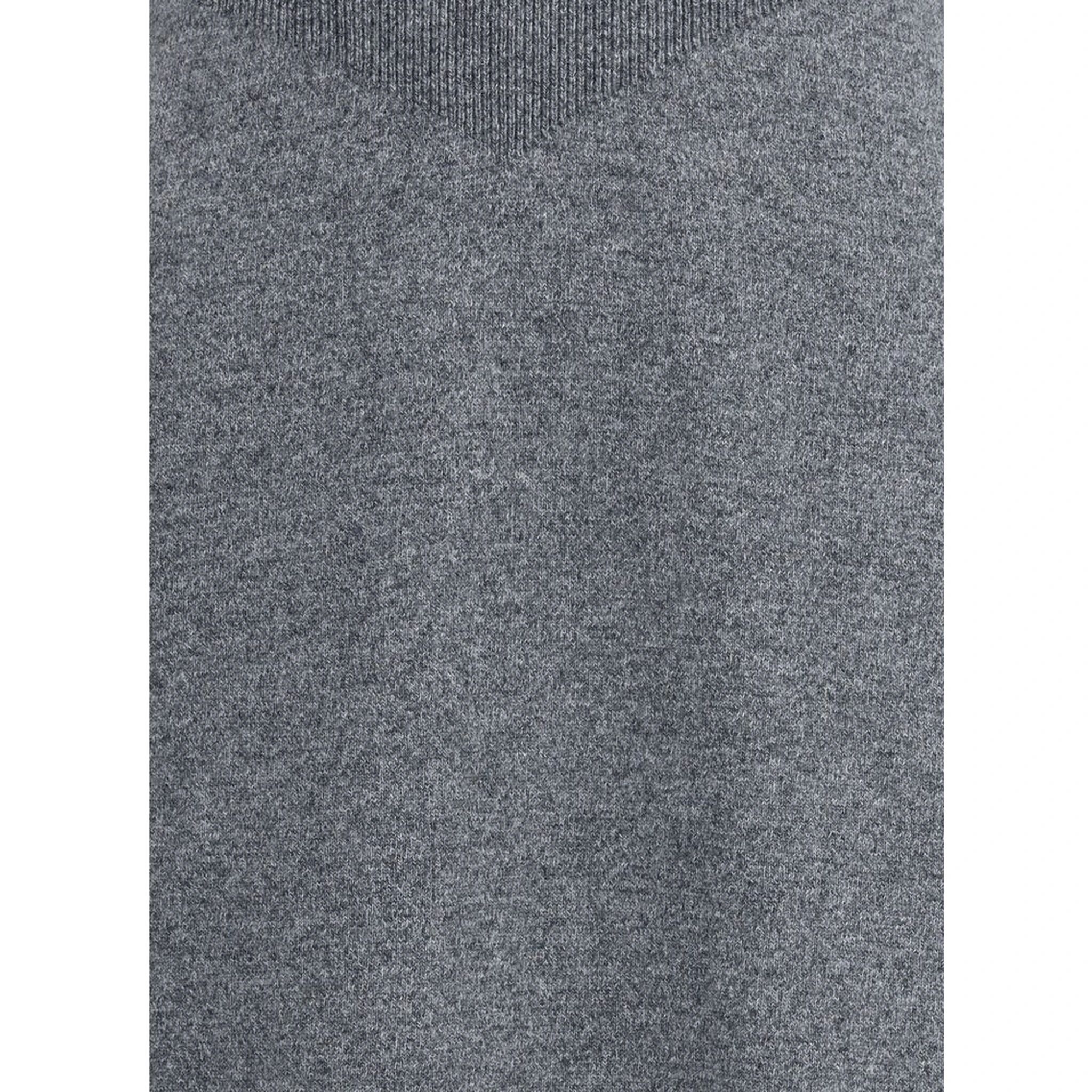Gray Cashmere Casual Dress