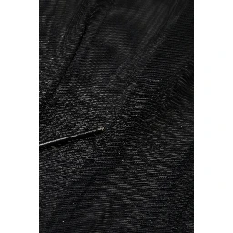 Black Sheer Mesh Long Sleeve Jumpsuit Bodysuit Dress