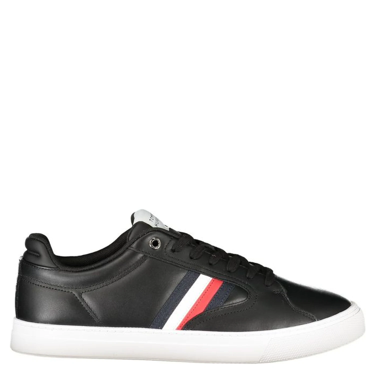 Black Leather Men Sneaker