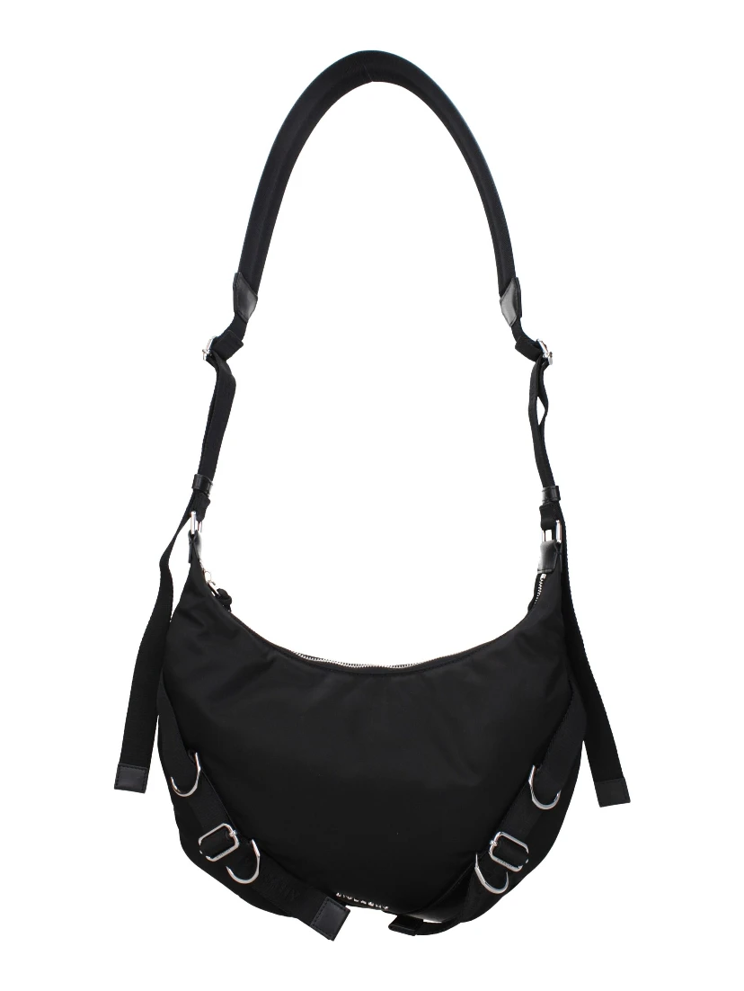 Black Nylon Crossbody Bag