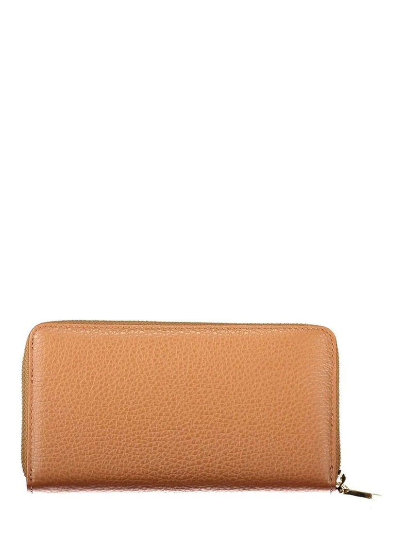 Brown Leather Women Wallet