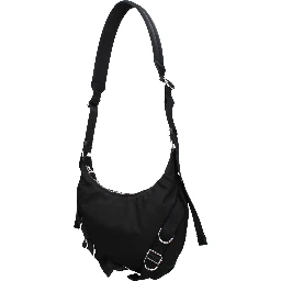 Black Nylon Crossbody Bag