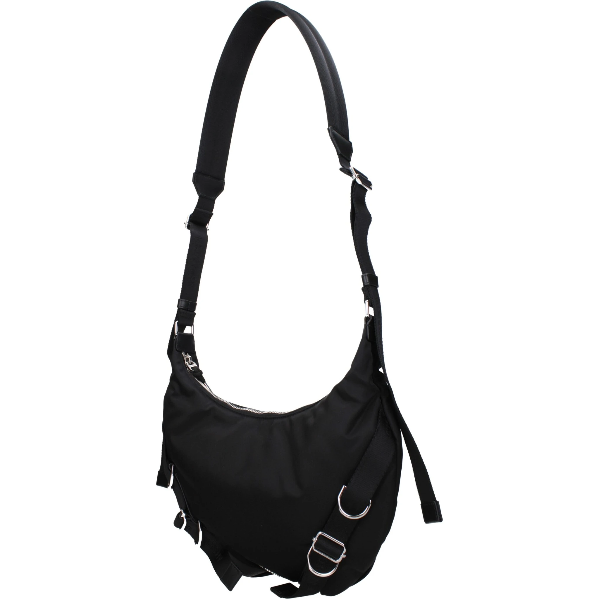 Black Nylon Crossbody Bag